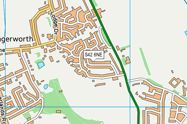 S42 6NE map - OS VectorMap District (Ordnance Survey) S42 6NE map - OS VectorMap District (Ordnance Survey)