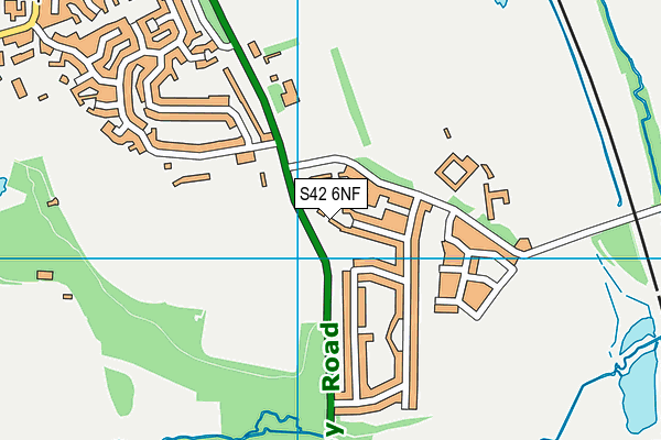 S42 6NF map - OS VectorMap District (Ordnance Survey) S42 6NF map - OS VectorMap District (Ordnance Survey)
