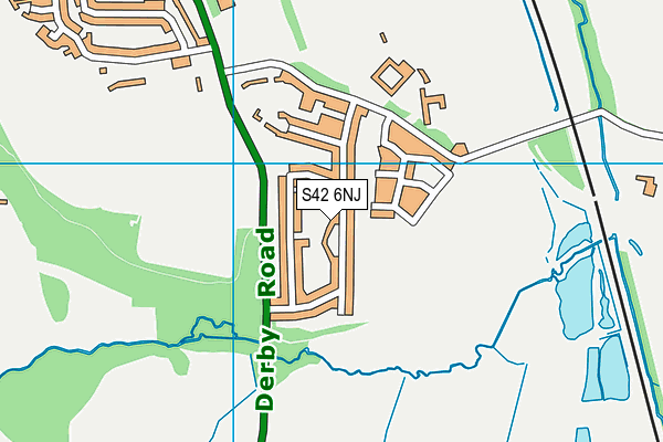 S42 6NJ map - OS VectorMap District (Ordnance Survey) S42 6NJ map - OS VectorMap District (Ordnance Survey)