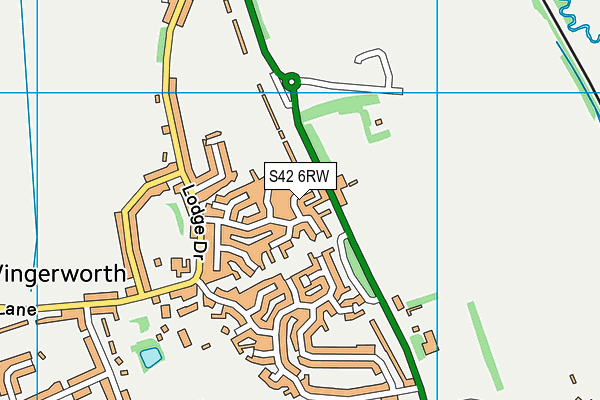 S42 6RW map - OS VectorMap District (Ordnance Survey) S42 6RW map - OS VectorMap District (Ordnance Survey)