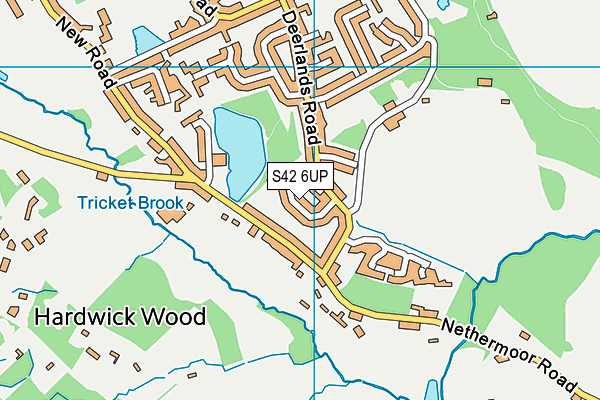 S42 6UP map - OS VectorMap District (Ordnance Survey) S42 6UP map - OS VectorMap District (Ordnance Survey)