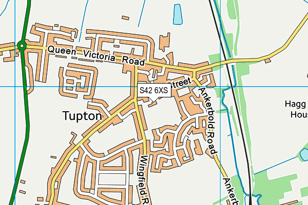 S42 6XS map - OS VectorMap District (Ordnance Survey) S42 6XS map - OS VectorMap District (Ordnance Survey)