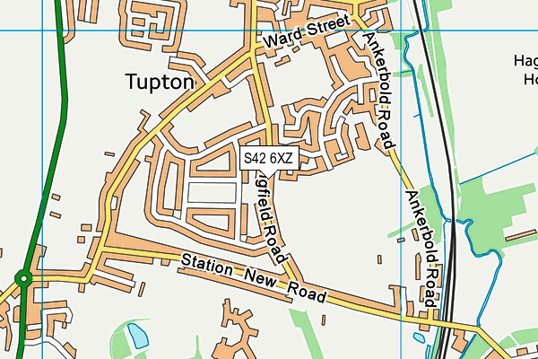 S42 6XZ map - OS VectorMap District (Ordnance Survey) S42 6XZ map - OS VectorMap District (Ordnance Survey)