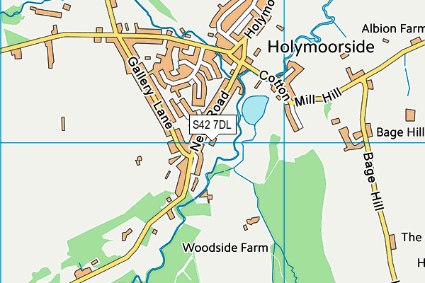 S42 7DL map - OS VectorMap District (Ordnance Survey) S42 7DL map - OS VectorMap District (Ordnance Survey)