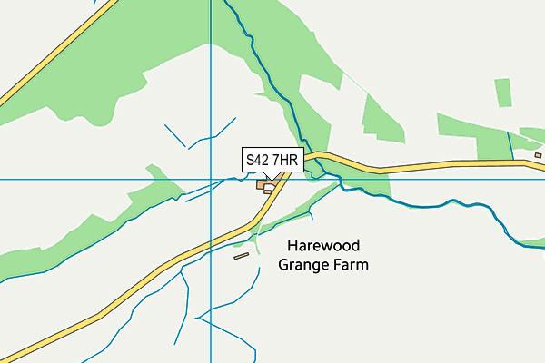 S42 7HR map - OS VectorMap District (Ordnance Survey)