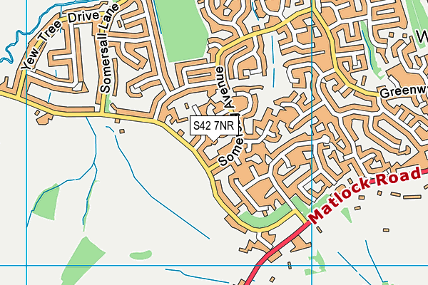 S42 7NR map - OS VectorMap District (Ordnance Survey) S42 7NR map - OS VectorMap District (Ordnance Survey)