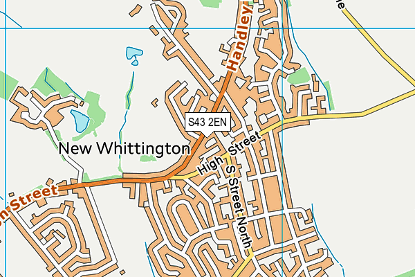 S43 2EN map - OS VectorMap District (Ordnance Survey) S43 2EN map - OS VectorMap District (Ordnance Survey)