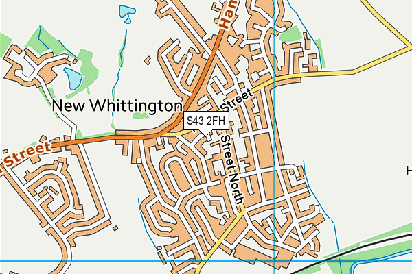 S43 2FH map - OS VectorMap District (Ordnance Survey) S43 2FH map - OS VectorMap District (Ordnance Survey)