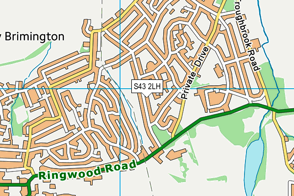 S43 2LH map - OS VectorMap District (Ordnance Survey) S43 2LH map - OS VectorMap District (Ordnance Survey)