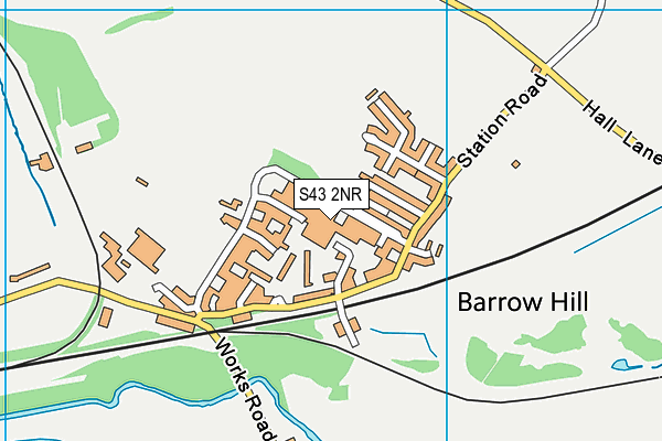 S43 2NR map - OS VectorMap District (Ordnance Survey) S43 2NR map - OS VectorMap District (Ordnance Survey)