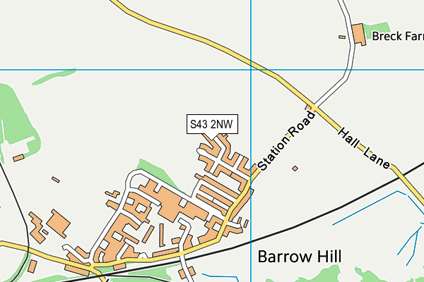 S43 2NW map - OS VectorMap District (Ordnance Survey) S43 2NW map - OS VectorMap District (Ordnance Survey)