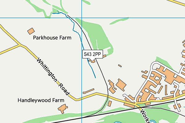 S43 2PP map - OS VectorMap District (Ordnance Survey) S43 2PP map - OS VectorMap District (Ordnance Survey)