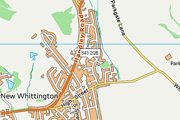 S43 2QB map - OS VectorMap District (Ordnance Survey) S43 2QB map - OS VectorMap District (Ordnance Survey)
