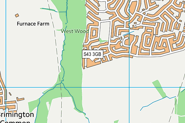 S43 3GB map - OS VectorMap District (Ordnance Survey) S43 3GB map - OS VectorMap District (Ordnance Survey)