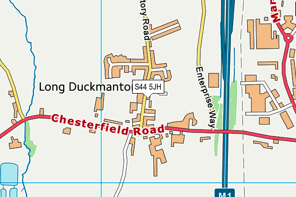 S44 5JH map - OS VectorMap District (Ordnance Survey) S44 5JH map - OS VectorMap District (Ordnance Survey)