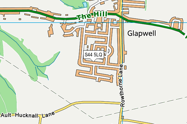 S44 5LQ map - OS VectorMap District (Ordnance Survey) S44 5LQ map - OS VectorMap District (Ordnance Survey)