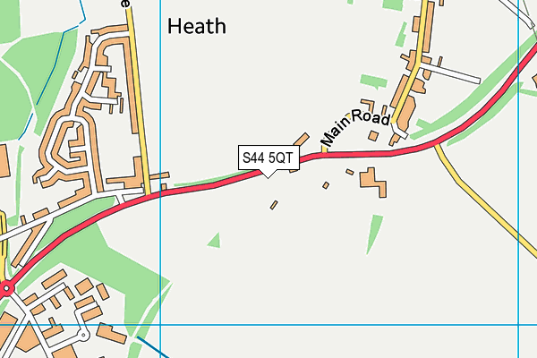 S44 5QT map - OS VectorMap District (Ordnance Survey) S44 5QT map - OS VectorMap District (Ordnance Survey)