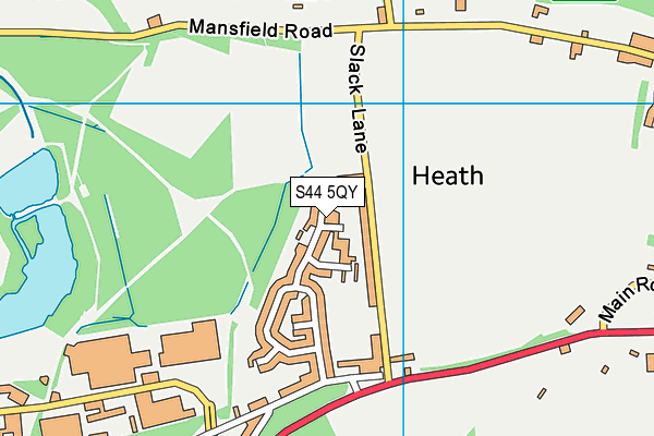 S44 5QY map - OS VectorMap District (Ordnance Survey) S44 5QY map - OS VectorMap District (Ordnance Survey)