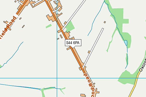 S44 6PA map - OS VectorMap District (Ordnance Survey) S44 6PA map - OS VectorMap District (Ordnance Survey)