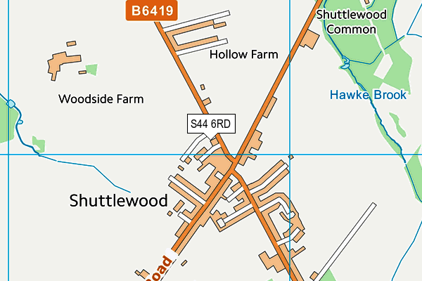 S44 6RD map - OS VectorMap District (Ordnance Survey) S44 6RD map - OS VectorMap District (Ordnance Survey)
