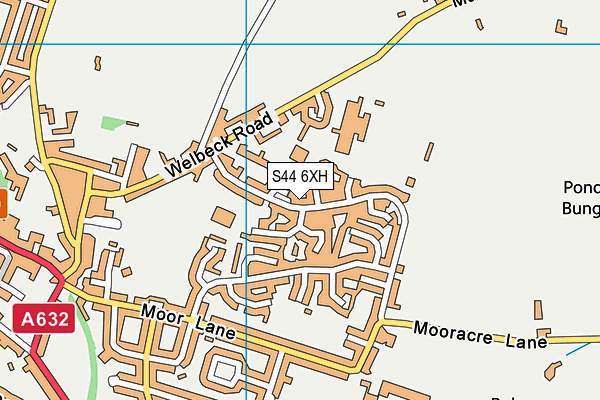S44 6XH map - OS VectorMap District (Ordnance Survey) S44 6XH map - OS VectorMap District (Ordnance Survey)