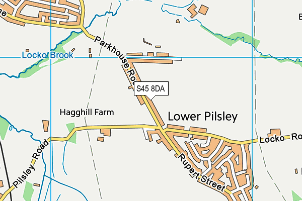 S45 8DA map - OS VectorMap District (Ordnance Survey) S45 8DA map - OS VectorMap District (Ordnance Survey)