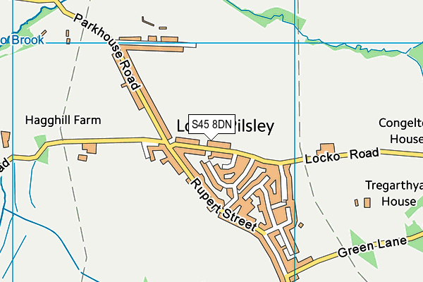 S45 8DN map - OS VectorMap District (Ordnance Survey) S45 8DN map - OS VectorMap District (Ordnance Survey)