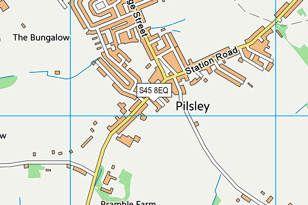 S45 8EQ map - OS VectorMap District (Ordnance Survey) S45 8EQ map - OS VectorMap District (Ordnance Survey)