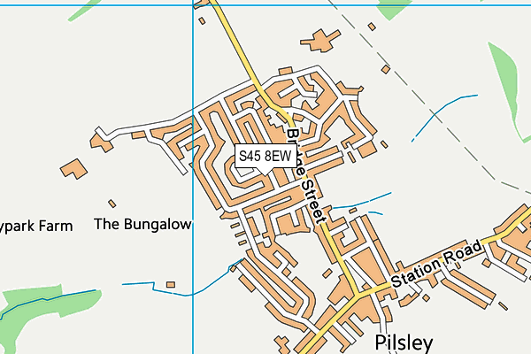 S45 8EW map - OS VectorMap District (Ordnance Survey) S45 8EW map - OS VectorMap District (Ordnance Survey)