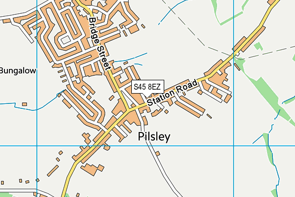 S45 8EZ map - OS VectorMap District (Ordnance Survey) S45 8EZ map - OS VectorMap District (Ordnance Survey)