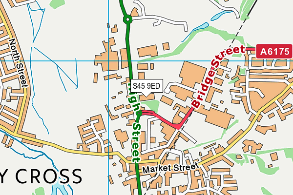 S45 9ED map - OS VectorMap District (Ordnance Survey) S45 9ED map - OS VectorMap District (Ordnance Survey)