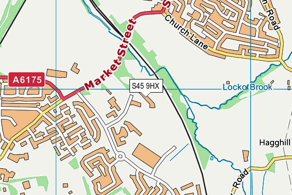 S45 9HX map - OS VectorMap District (Ordnance Survey) S45 9HX map - OS VectorMap District (Ordnance Survey)