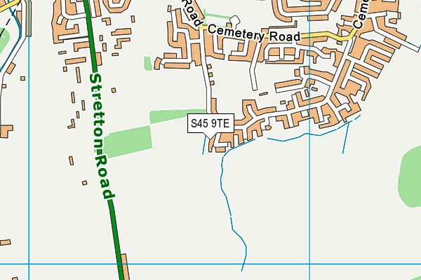 S45 9TE map - OS VectorMap District (Ordnance Survey) S45 9TE map - OS VectorMap District (Ordnance Survey)