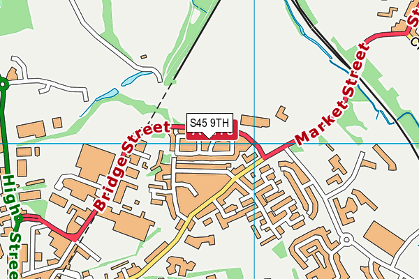S45 9TH map - OS VectorMap District (Ordnance Survey) S45 9TH map - OS VectorMap District (Ordnance Survey)