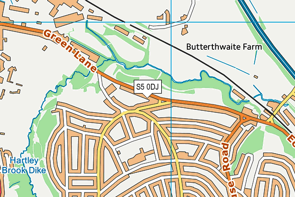 S5 0DJ map - OS VectorMap District (Ordnance Survey) S5 0DJ map - OS VectorMap District (Ordnance Survey)