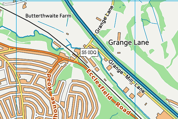 S5 0DQ map - OS VectorMap District (Ordnance Survey) S5 0DQ map - OS VectorMap District (Ordnance Survey)