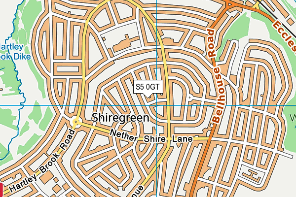 S5 0GT map - OS VectorMap District (Ordnance Survey) S5 0GT map - OS VectorMap District (Ordnance Survey)