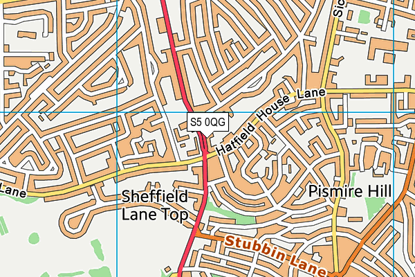 S5 0QG map - OS VectorMap District (Ordnance Survey) S5 0QG map - OS VectorMap District (Ordnance Survey)