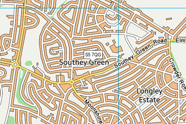 S5 7QG map - OS VectorMap District (Ordnance Survey) S5 7QG map - OS VectorMap District (Ordnance Survey)
