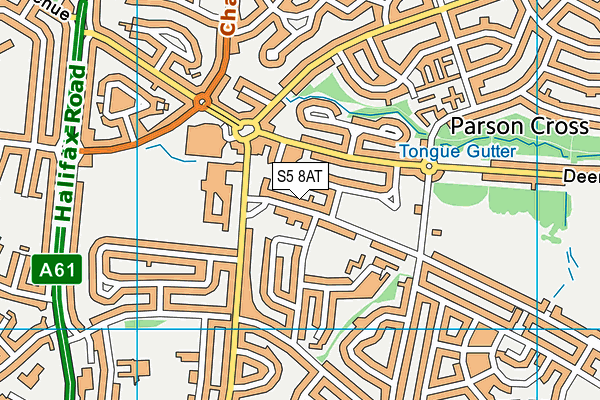 S5 8AT map - OS VectorMap District (Ordnance Survey) S5 8AT map - OS VectorMap District (Ordnance Survey)