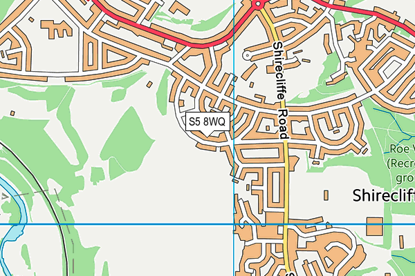S5 8WQ map - OS VectorMap District (Ordnance Survey) S5 8WQ map - OS VectorMap District (Ordnance Survey)