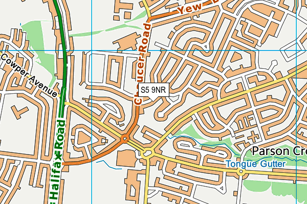 S5 9NR map - OS VectorMap District (Ordnance Survey) S5 9NR map - OS VectorMap District (Ordnance Survey)