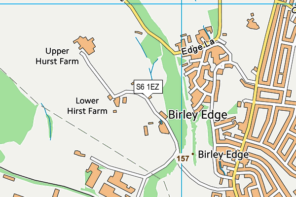 S6 1EZ map - OS VectorMap District (Ordnance Survey) S6 1EZ map - OS VectorMap District (Ordnance Survey)