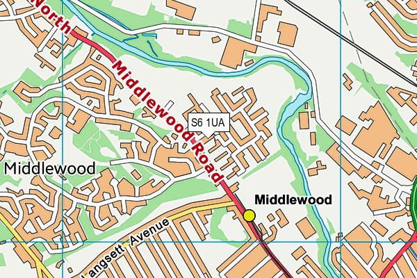 S6 1UA map - OS VectorMap District (Ordnance Survey) S6 1UA map - OS VectorMap District (Ordnance Survey)