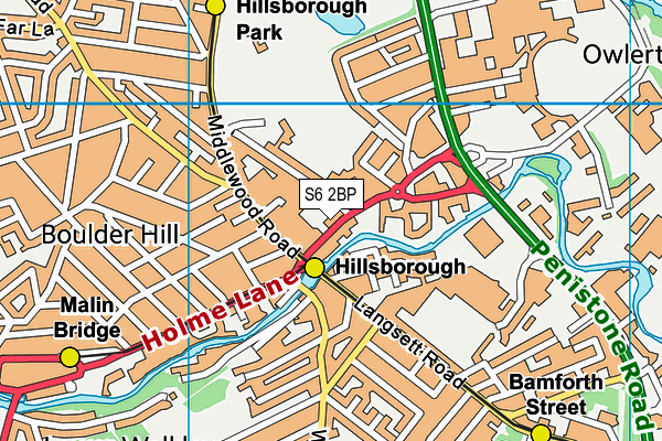 S6 2BP map - OS VectorMap District (Ordnance Survey) S6 2BP map - OS VectorMap District (Ordnance Survey)