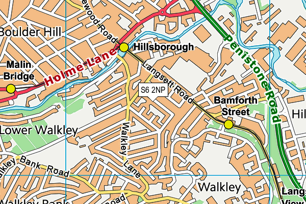 S6 2NP map - OS VectorMap District (Ordnance Survey) S6 2NP map - OS VectorMap District (Ordnance Survey)
