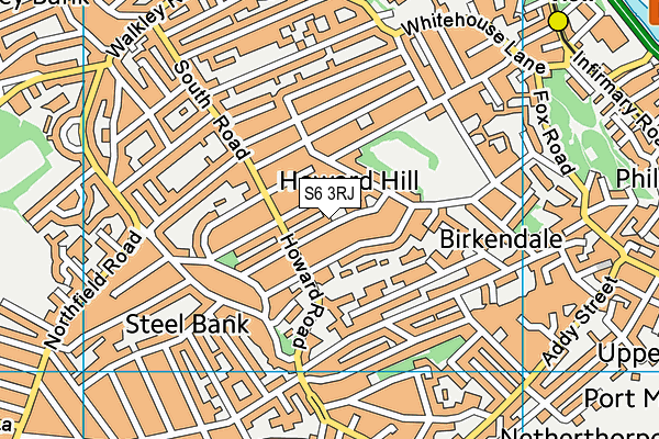 S6 3RJ map - OS VectorMap District (Ordnance Survey) S6 3RJ map - OS VectorMap District (Ordnance Survey)
