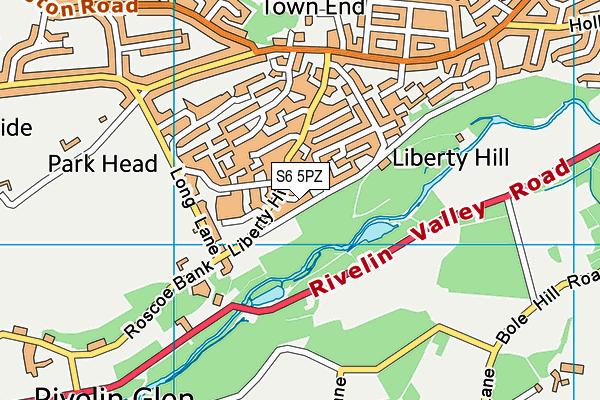 S6 5PZ map - OS VectorMap District (Ordnance Survey) S6 5PZ map - OS VectorMap District (Ordnance Survey)