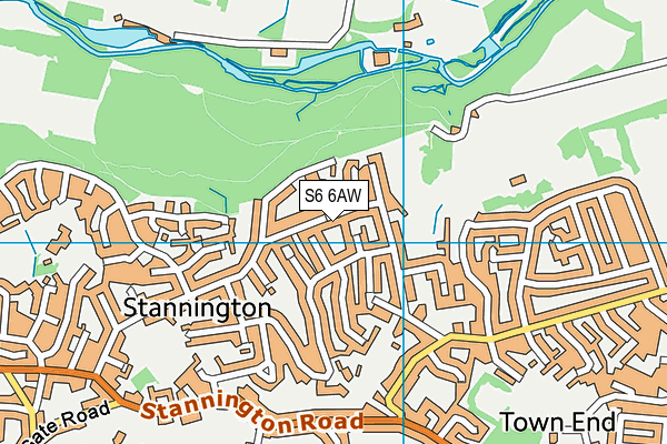 S6 6AW map - OS VectorMap District (Ordnance Survey) S6 6AW map - OS VectorMap District (Ordnance Survey)