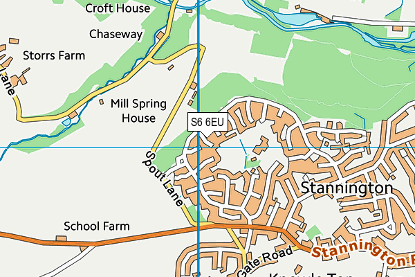 S6 6EU map - OS VectorMap District (Ordnance Survey) S6 6EU map - OS VectorMap District (Ordnance Survey)